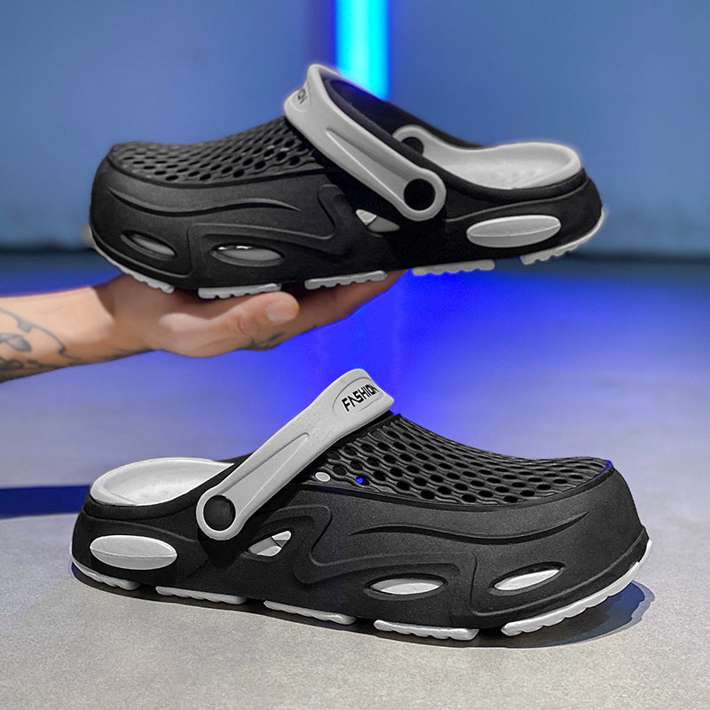 Men's Breathable Clogs with Adjustable Strap Mune Fashion