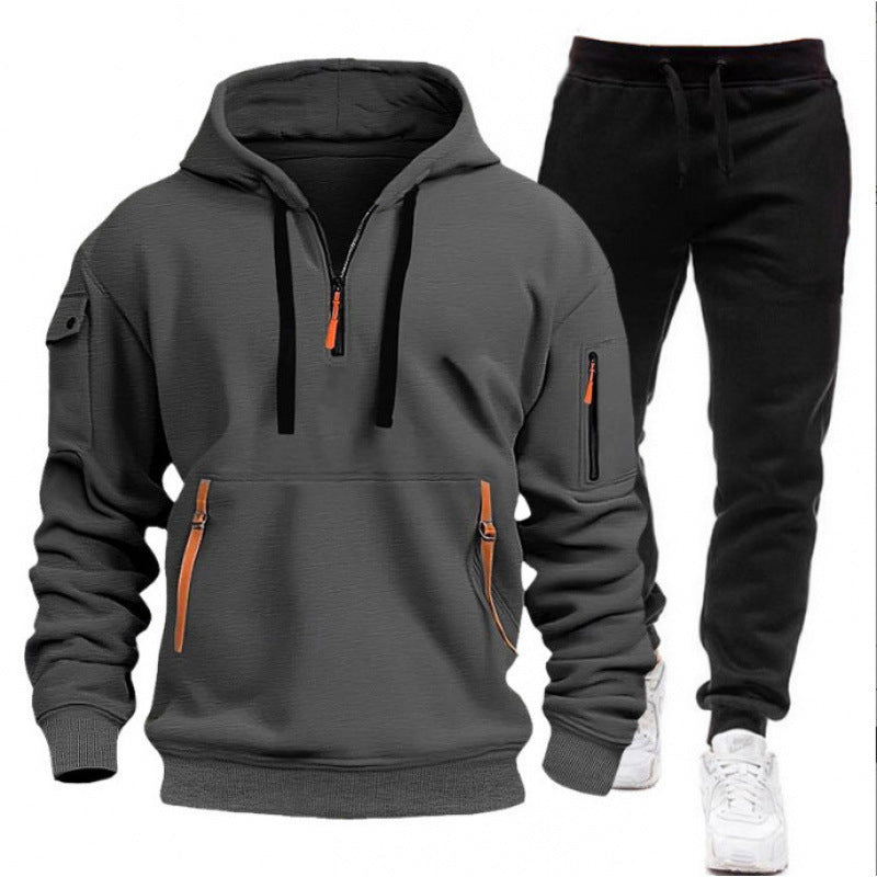 Women's Sporty Leisure Suit with Innovative Hoodie Mune Fashion