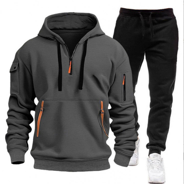 Women's Sporty Leisure Suit with Innovative Hoodie Mune Fashion