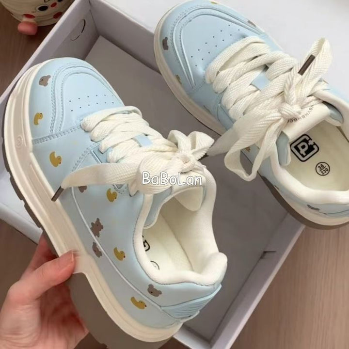 Women's sneakers with animal motifs and comfortable cushioning Mune Fashion