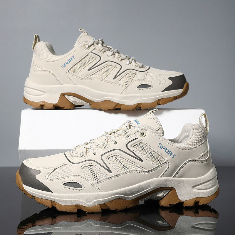 Men's rugged outdoor sneaker with grippy multi-terrain profile sole and padded comfort collar Mune Fashion