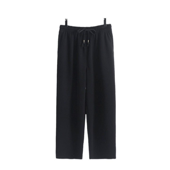 Unisex Padded Fleece Jogging Pants with Elastic Waistband Drawstring and Slim Ankle Cuff Mune Fashion