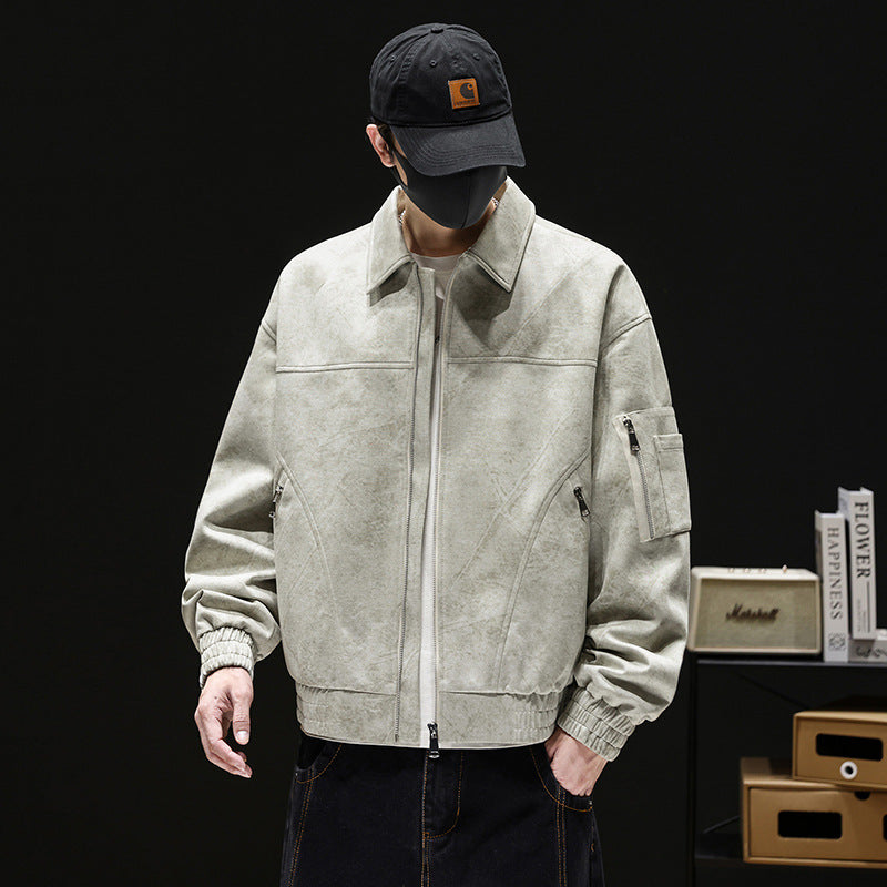 Men's Urban Faux Leather Jacket