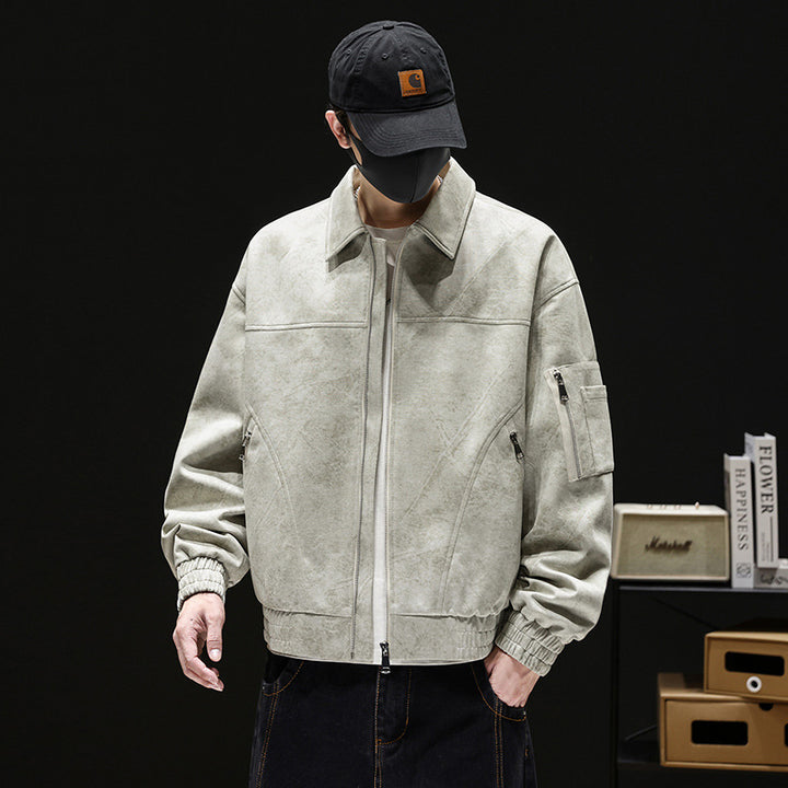 Men's Urban Faux Leather Jacket