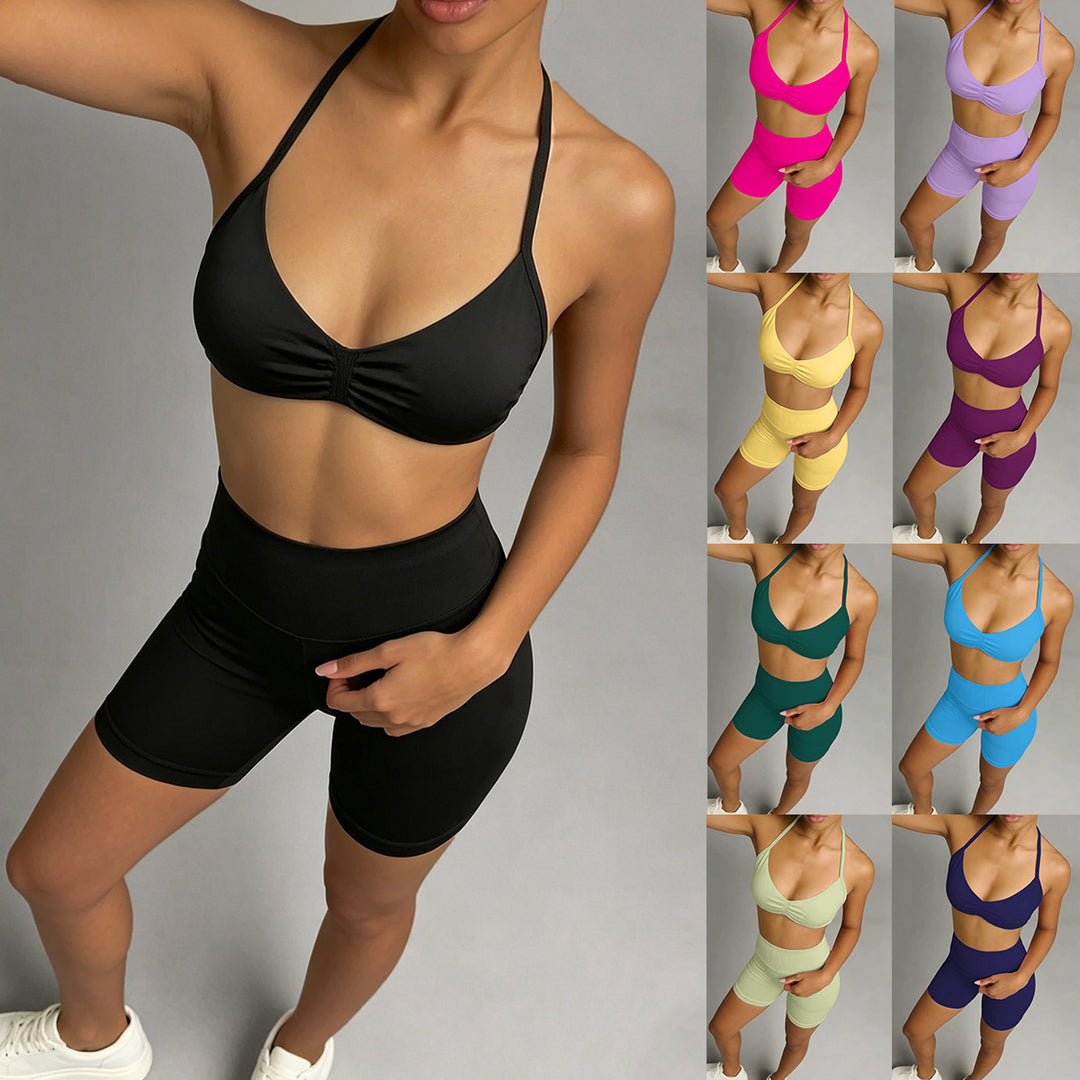 Women's sporty bikini set made of high-elastic material with adjustable straps Mune Fashion