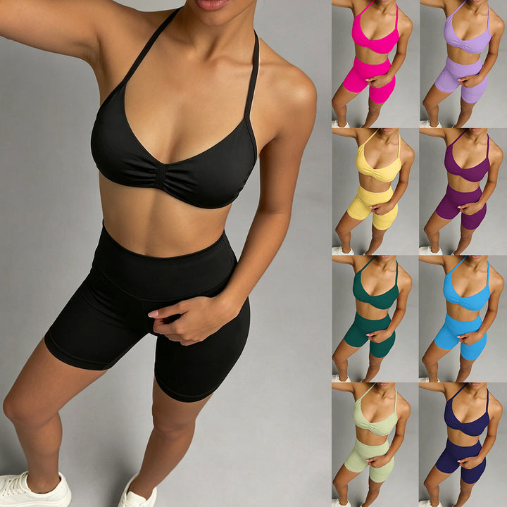 Women's sporty bikini set made of high-elastic material with adjustable straps Mune Fashion