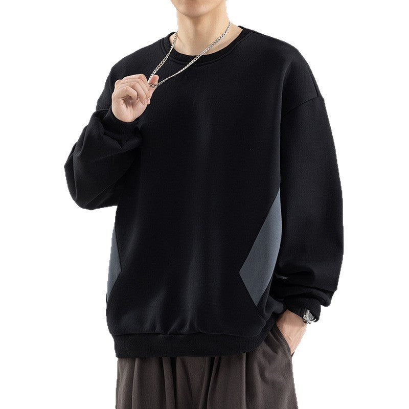Men's Oversized Sweatshirt with contrasting side pockets and soft fleece lining Mune Fashion