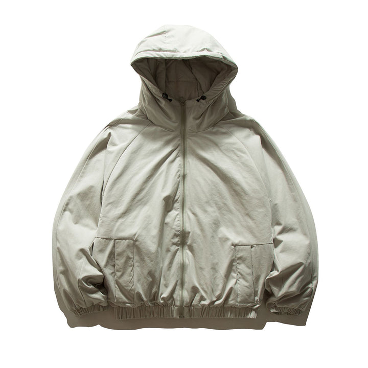 Unisex Oversized padded hoodie jacket with elastic hem and concealed pockets Mune Fashion