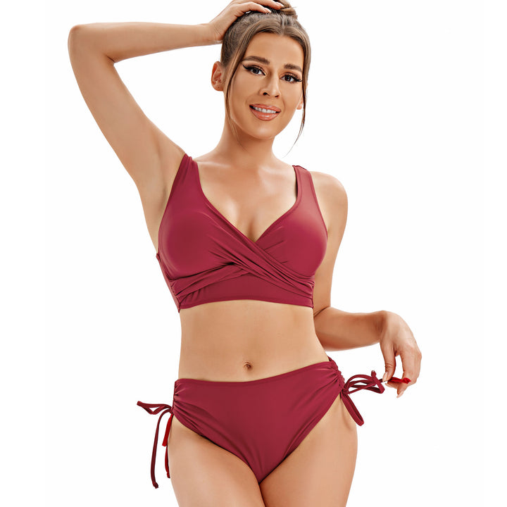 Women’s Stylish Wrap Bikini with Adjustable Straps Mune Fashion