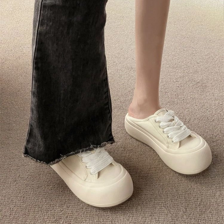Women Comfortable Sneakers made of high-quality material with elastic laces Mune Fashion