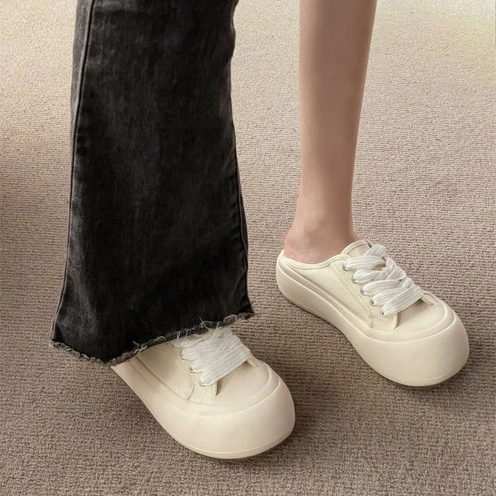 Women Comfortable Sneakers made of high-quality material with elastic laces Mune Fashion