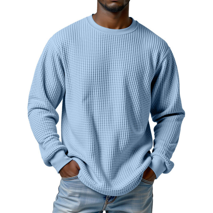 Men's Urban Pullover with Waffle Structure Mune Fashion