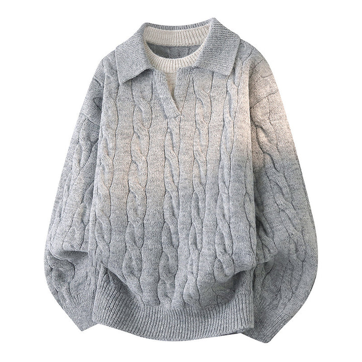 Women Oversized Knit Sweater Mune Fashion