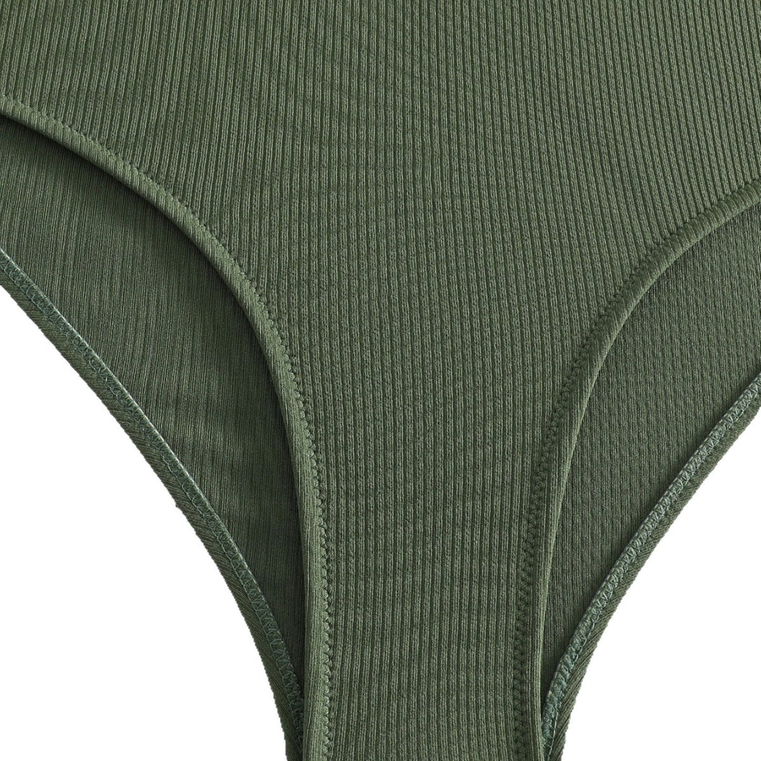 Womens Sporty High-Cut Bikini Mune Fashion