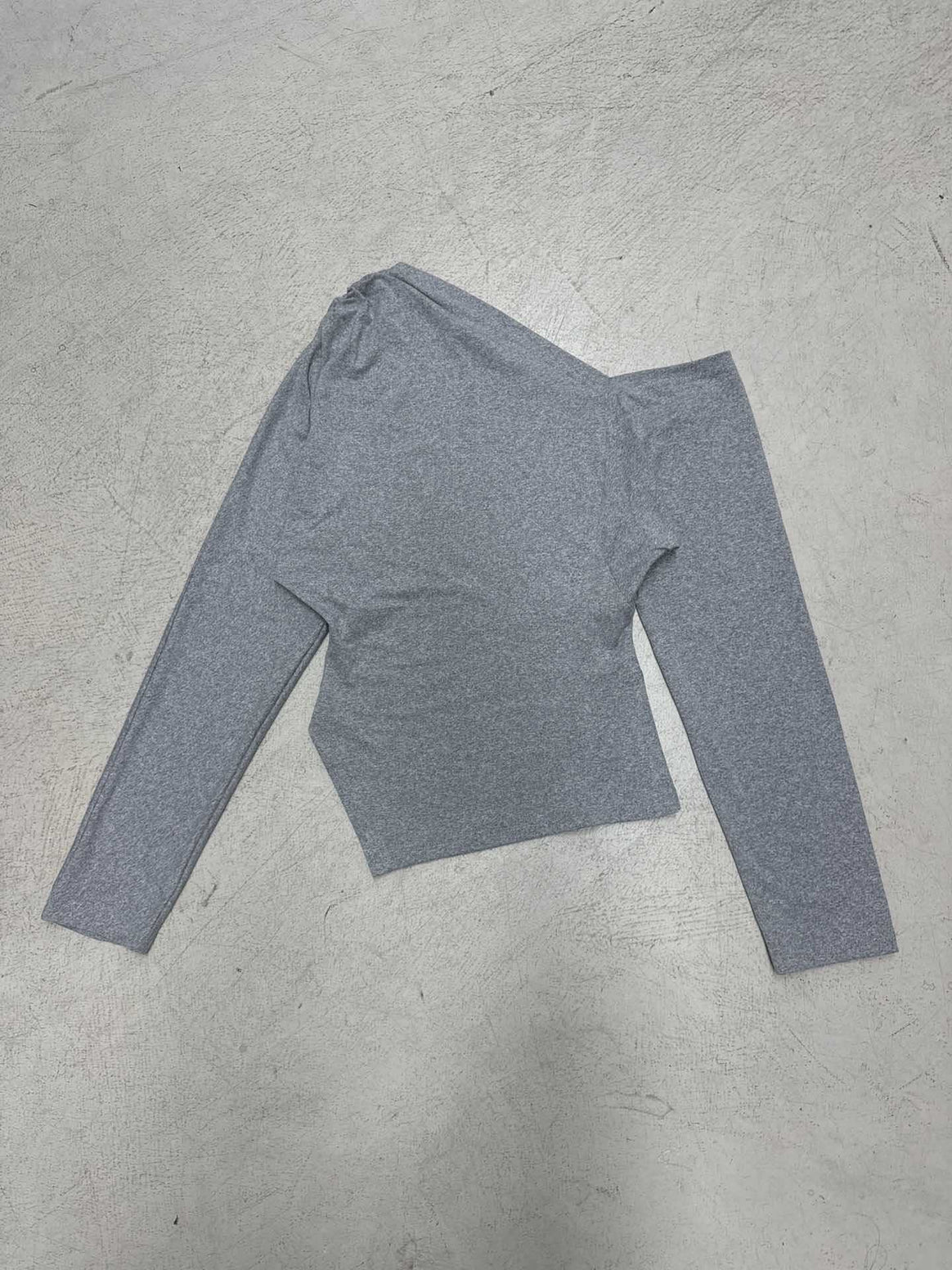 Women Asymmetrical One-Shoulder Long Sleeve made of Stretch Jersey with Tailored Silhouette Mune Fashion