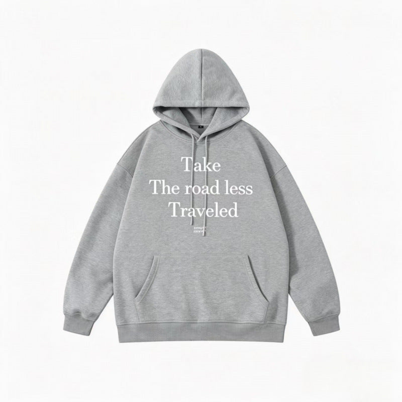 Unisex Oversize Hoodie with Statement Print and Kangaroo Pocket Mune Fashion