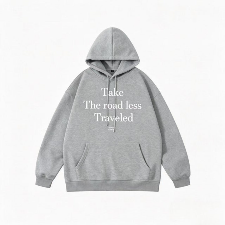 Unisex Oversize Hoodie with Statement Print and Kangaroo Pocket Mune Fashion