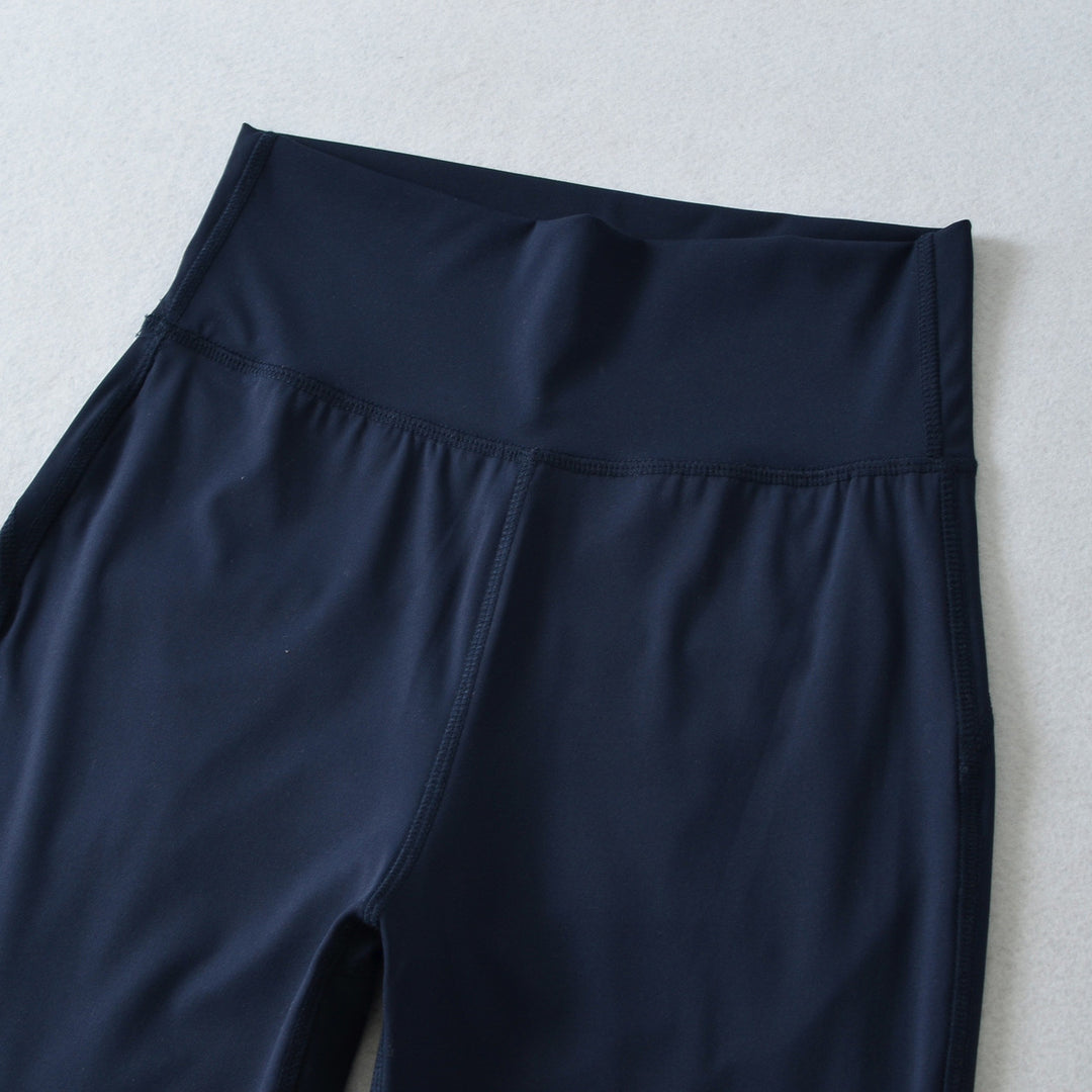 Ladies High-Waisted Flared Yoga Pants with Shaped Waist Mune Fashion