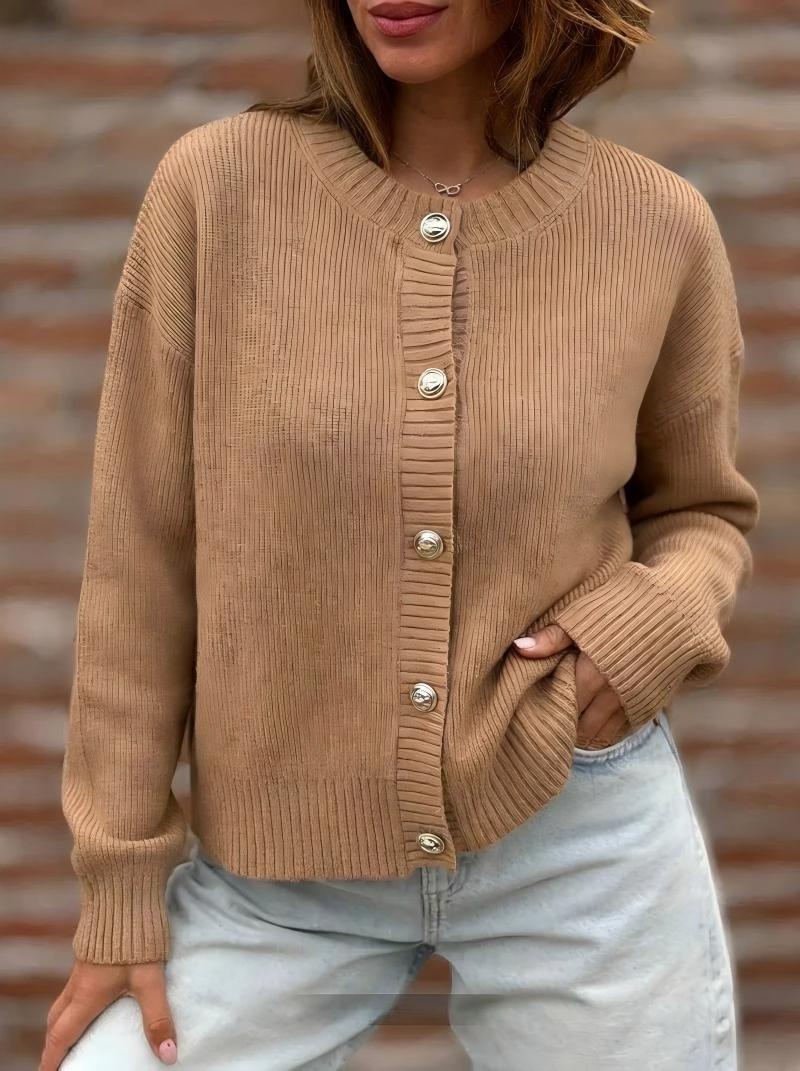 Women Stylish Cardigan with Button Closure Mune Fashion