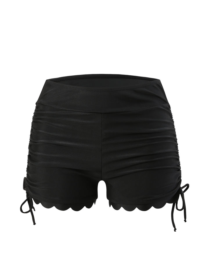 Ladies Shorts with Ruffle Detail Mune Fashion