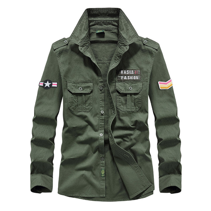 Men's Fashion Cargo Shirt Jacket Mune Fashion