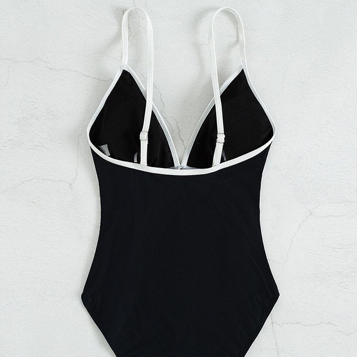 Women's elegant swimsuit with contrast seams Mune Fashion