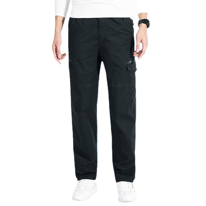 Men's cargo pants with straight leg, reinforced knee areas & patch pockets Mune Fashion