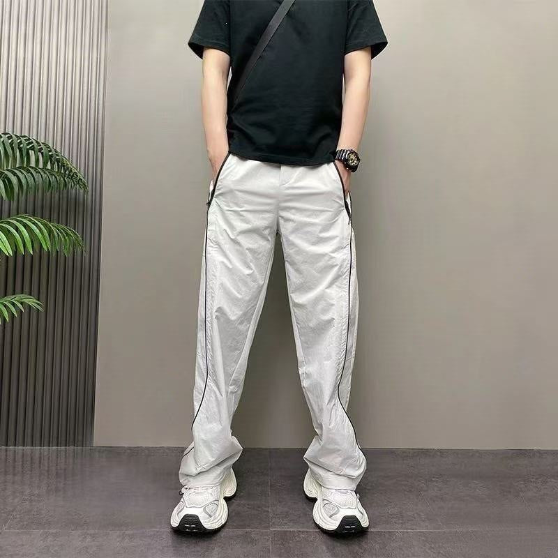 Men's sporty leisure pants with zipper and side pockets Mune Fashion