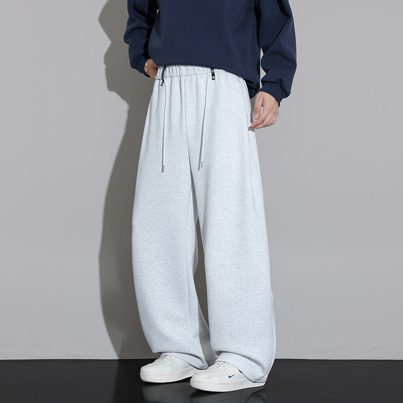 Men's Loose Fit Jogging Pants with Drawstring and Flowing Jersey Quality Mune Fashion