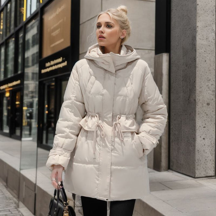 Women's Warm Winter Jacket with Practical Hood Mune