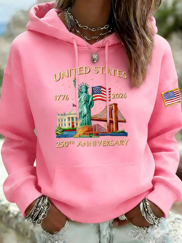 Women's Creative Hoodie with Unique Statuesque Design Mune Fashion