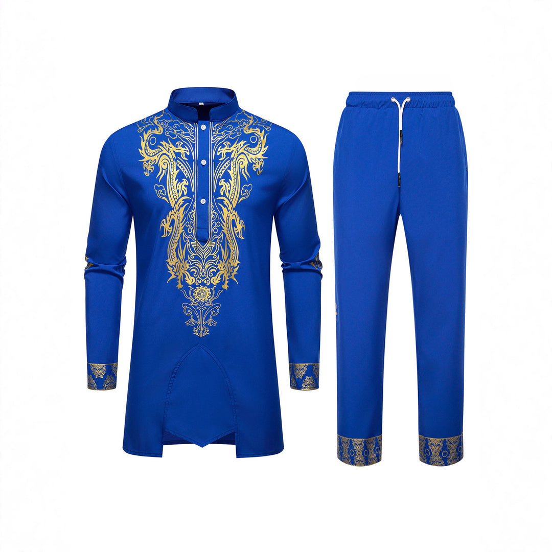 Men's Tunic and Leisure Trousers Set Mune Fashion