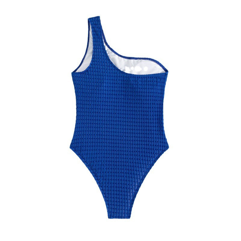 Ladies Asymmetrical Cut-Out Swimsuit Mune Fashion
