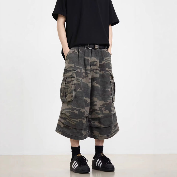 Men's Fashion Cargo Shorts with Loose Fit Mune Fashion