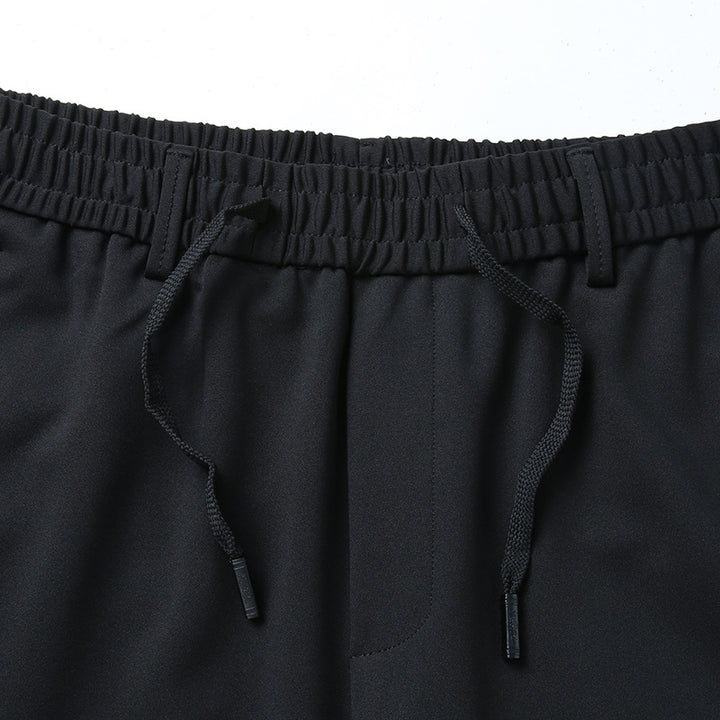 Men's Casual Jogging Pants with Elastic Waistband, Drawstring, and Tapered Leg Mune Fashion