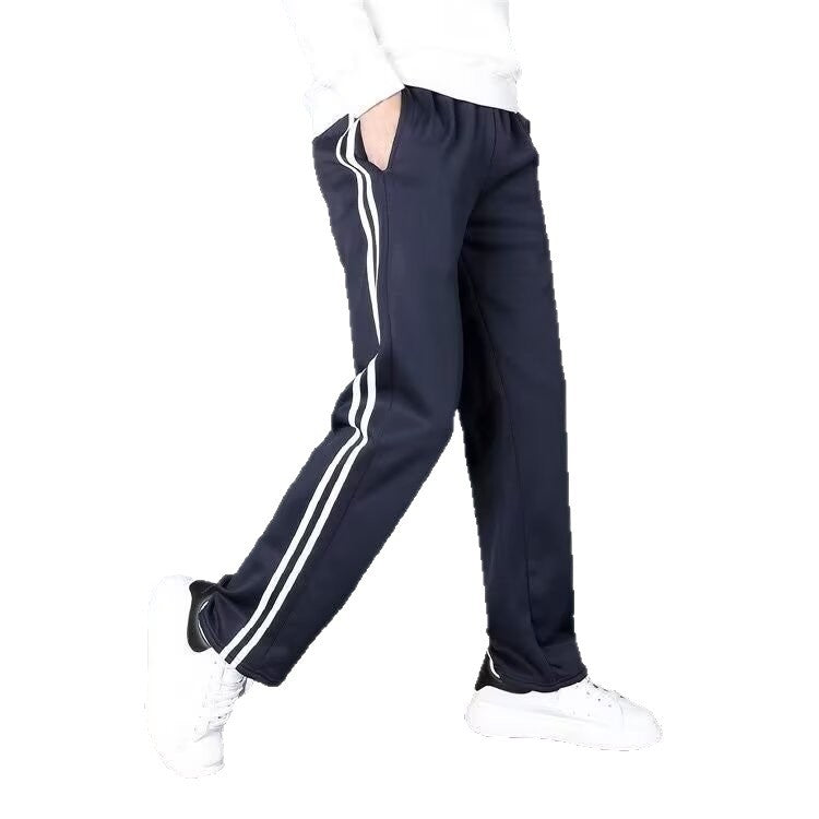 Men's Sporty Training Pants with Side Stripes Mune Fashion