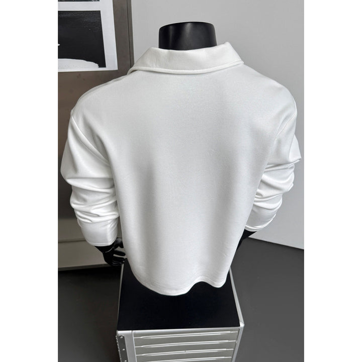 Men's City Elegant Long Sleeve Shirt Jacket Mune Fashion