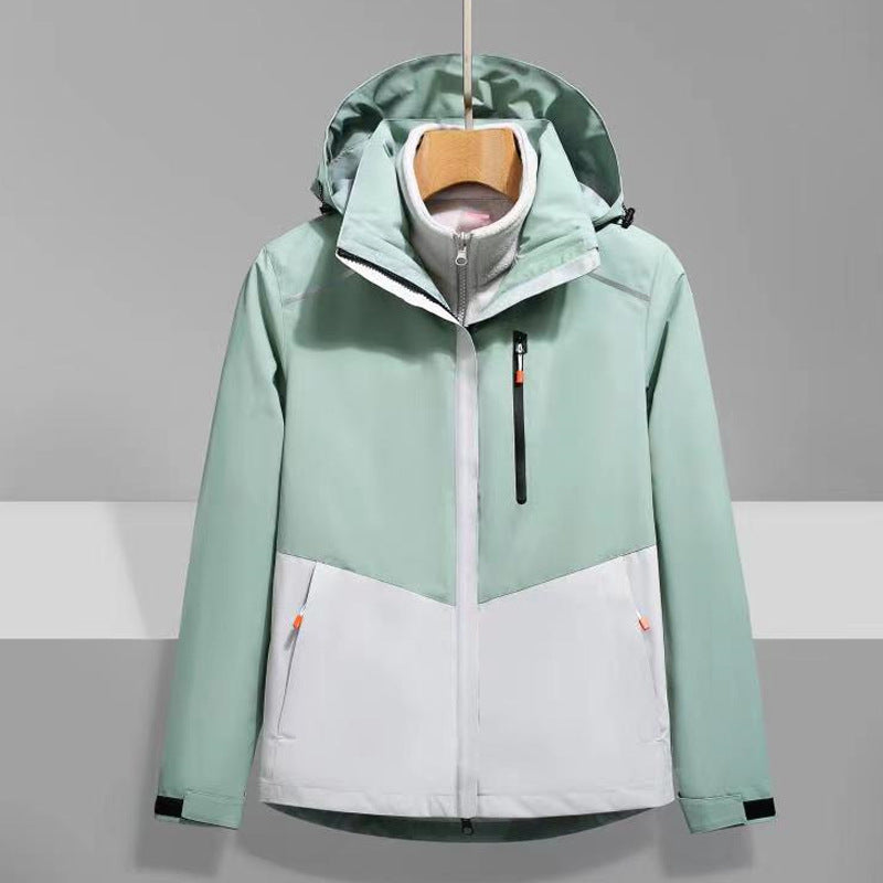 Men's Softshell Outdoor Jacket with Hood, windproof and waterproof Mune Fashion