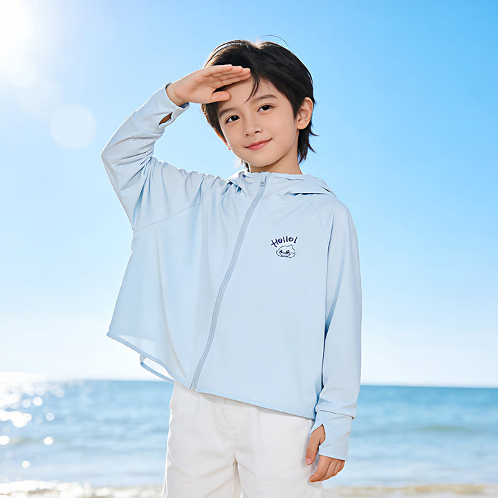 Boys breathable hoodie with UV protection Mune Fashion
