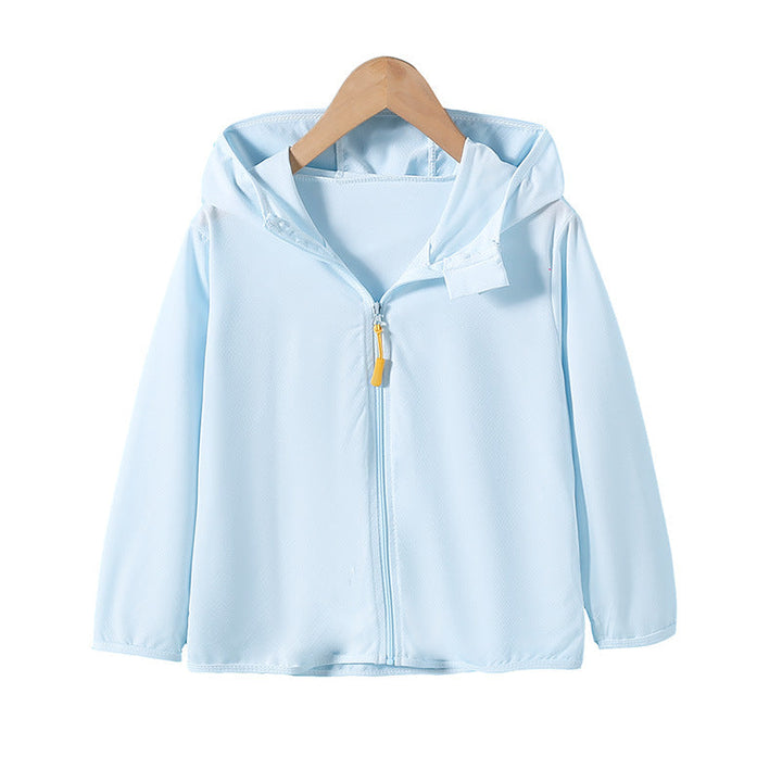 Unisex nan lightweight UV protection hoodie with full zip and breathable mesh lining Mune Fashion