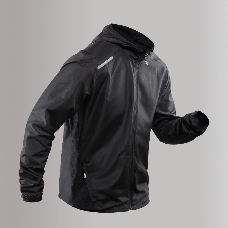 Men's Breathable and Waterproof Running Jacket
