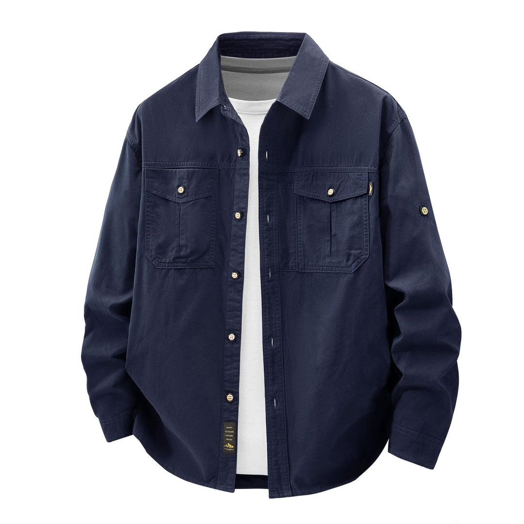Men's Casual Shirt Jacket with Practical Pockets Mune Fashion