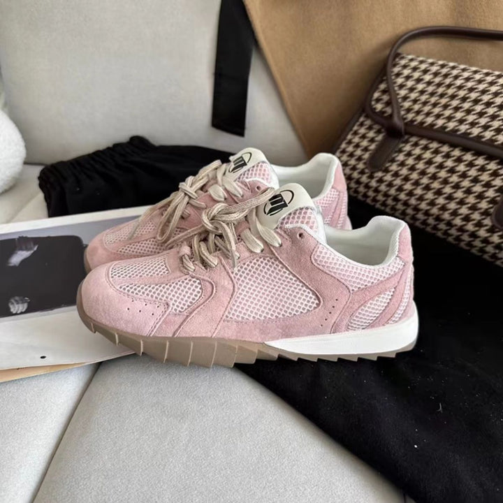 Women's Sporty Sneakers with breathable mesh upper and non-slip outsole Mune Fashion