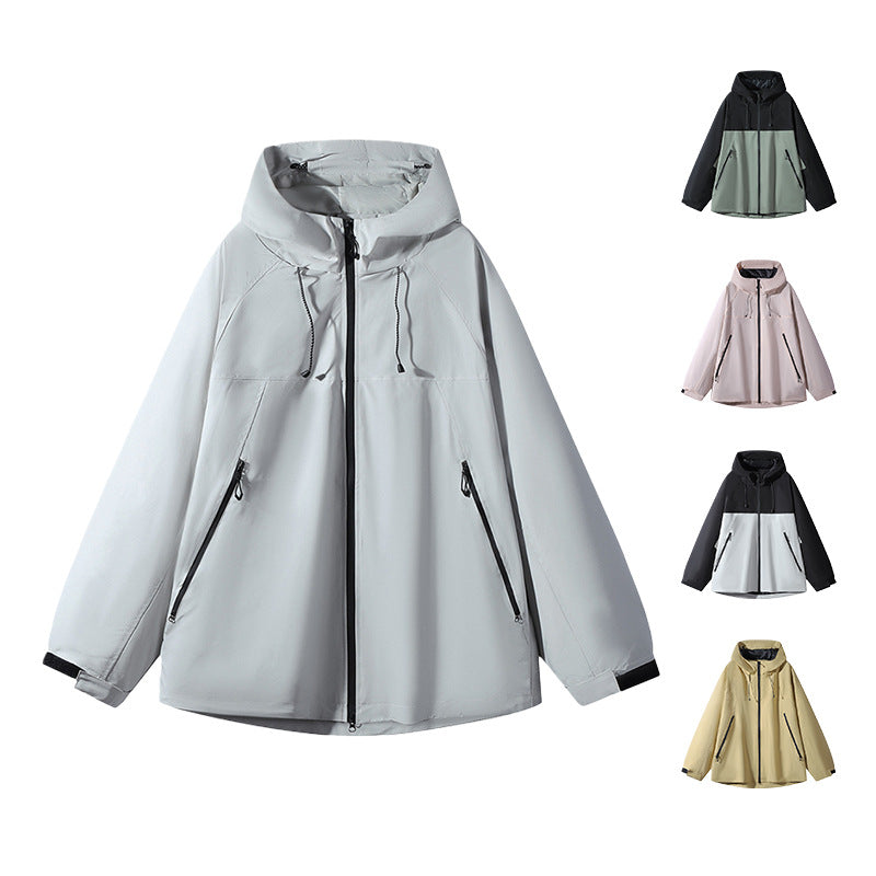 Unisex Water-repellent two-tone softshell jacket with hood Mune Fashion