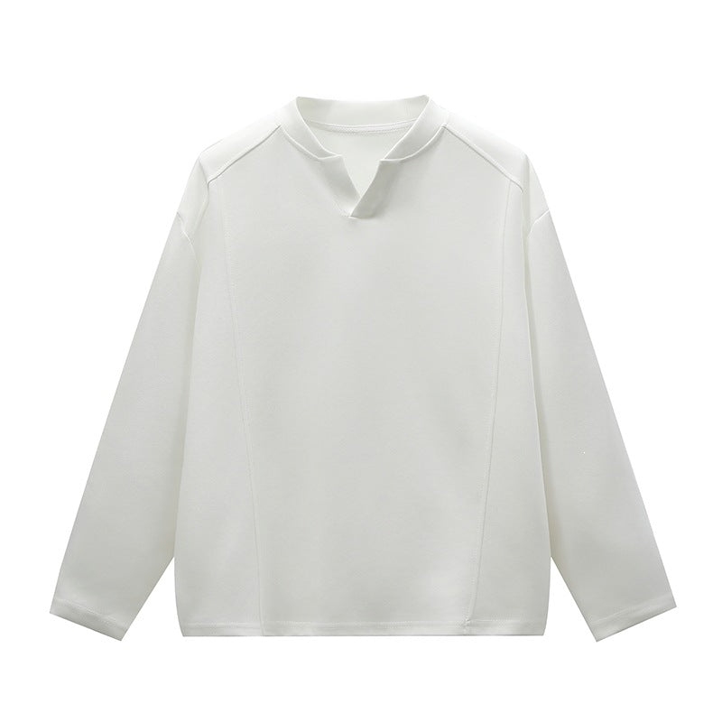 Unisex Oversize Round Neck Sweatshirt with Raglan Seams and Fine Texture Mune Fashion