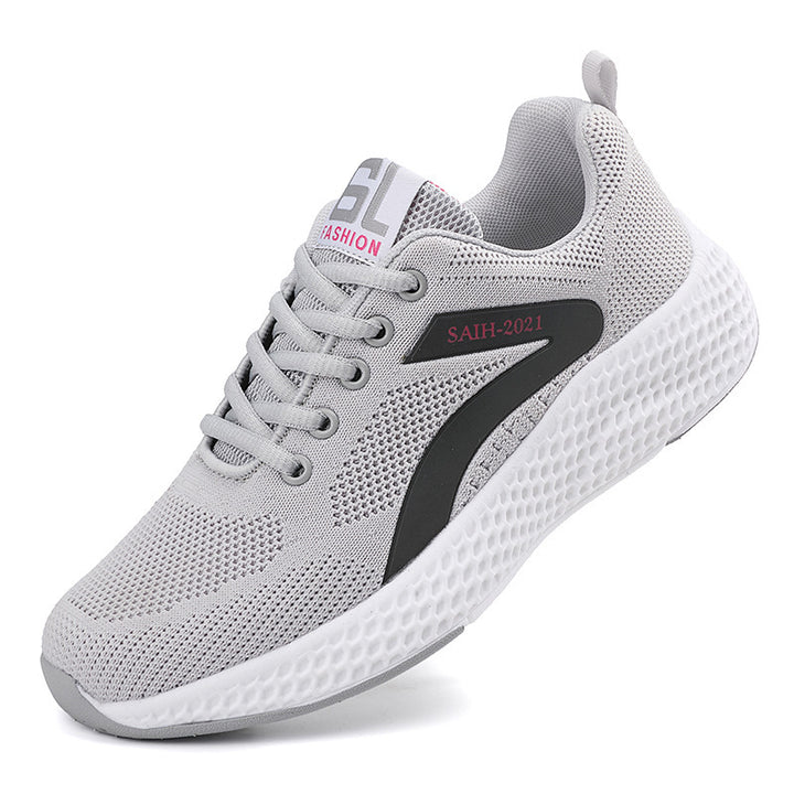 Women's seamless knit sneaker with elastic entry, honeycomb midsole, and anatomical comfort footbed Mune Fashion