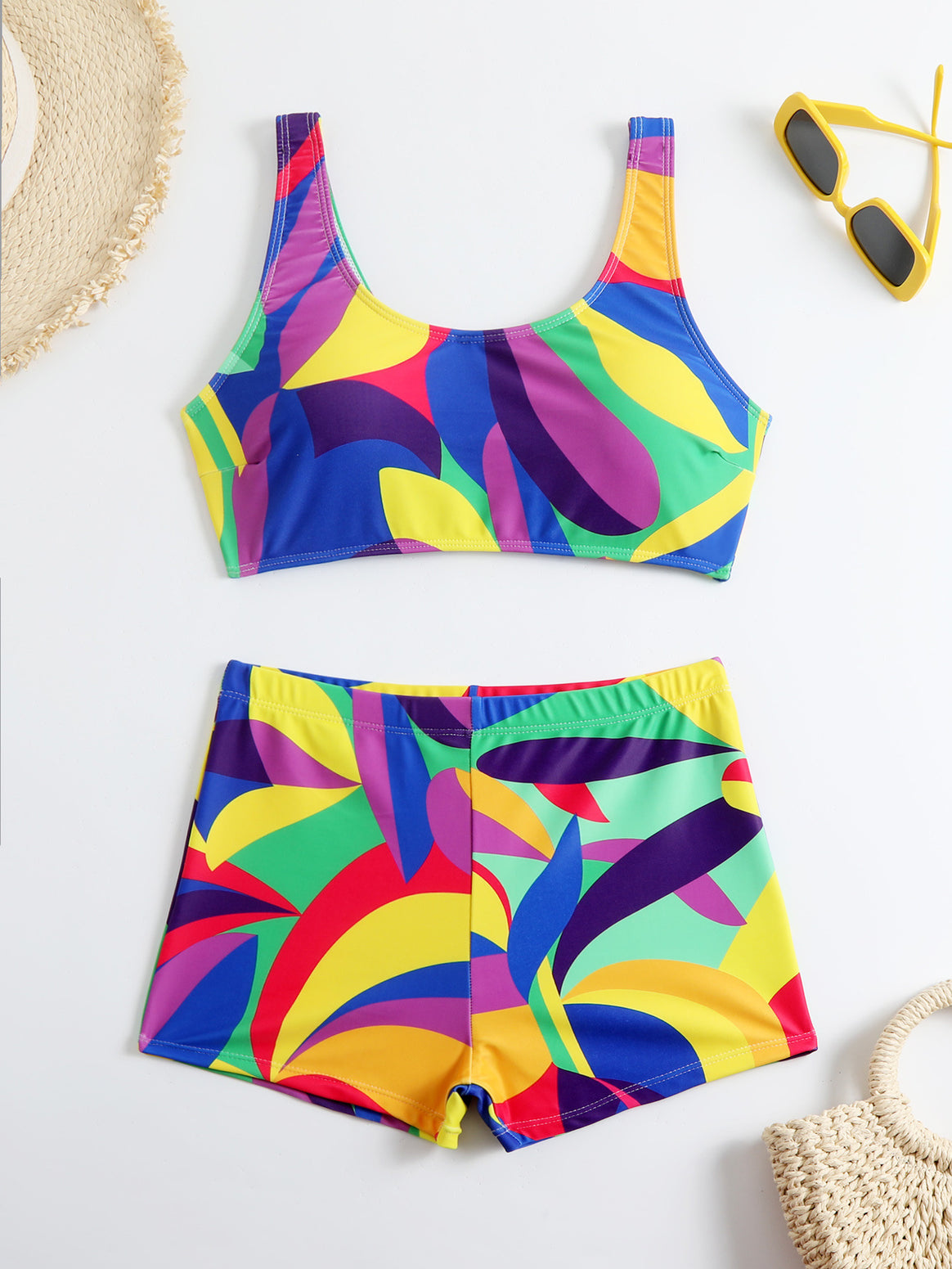 Women's bikini set with floral pattern and comfortable fit Mune Fashion