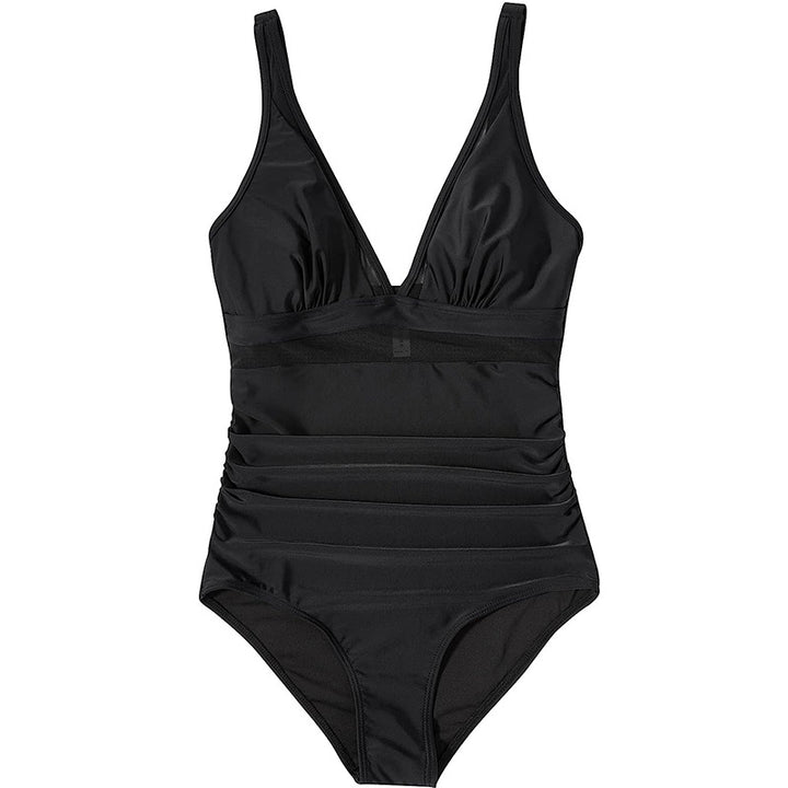 Women's One-piece Swimsuit with attractive leopard print and body-shaping design Mune Fashion