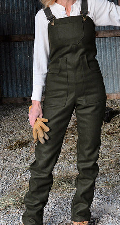 Ladies Robust Workwear Dungarees made of Canvas with adjustable straps and straight leg Mune Fashion