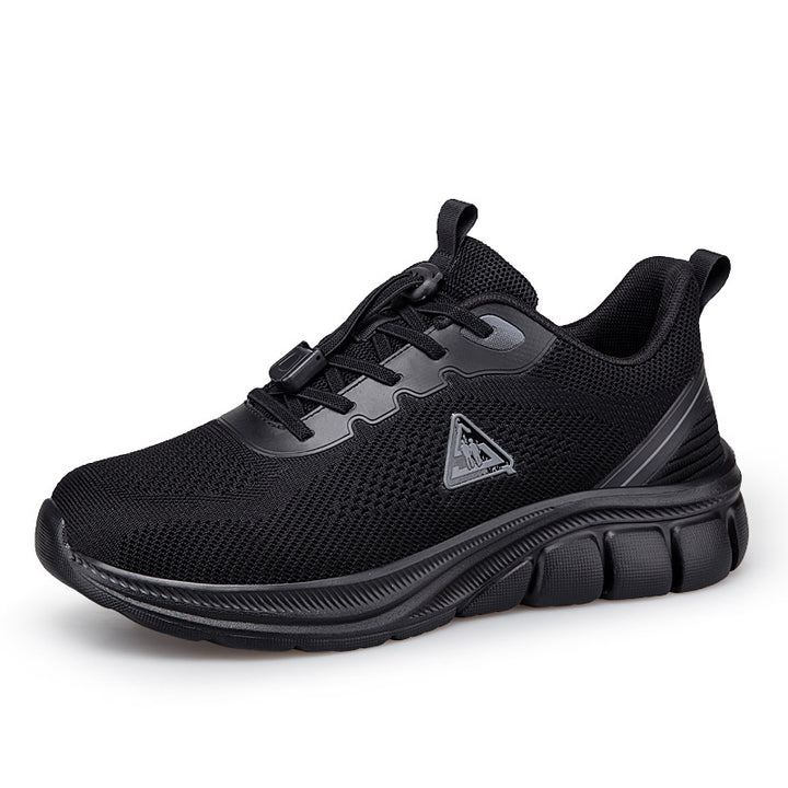 Women's lightweight breathable knitted walking sneakers with quick-lacing system and ergonomic EVA cushioning Mune Fashion